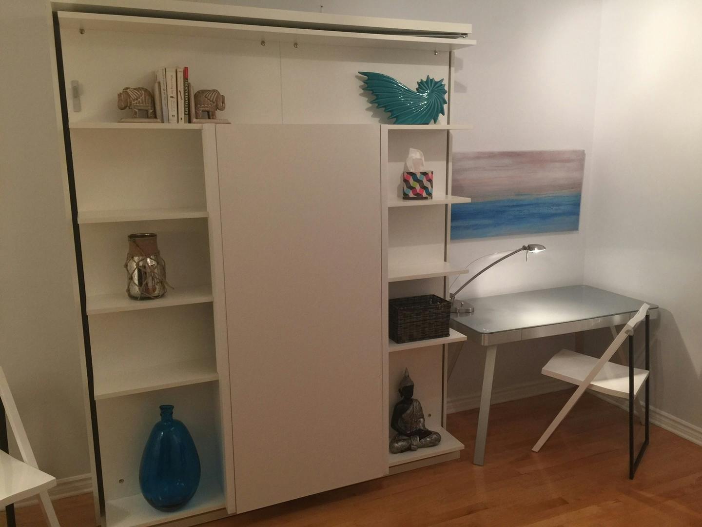 Revolving BookCase Italian Wall Bed Expand Furniture